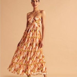 Abercrombie like new maxi floral dress